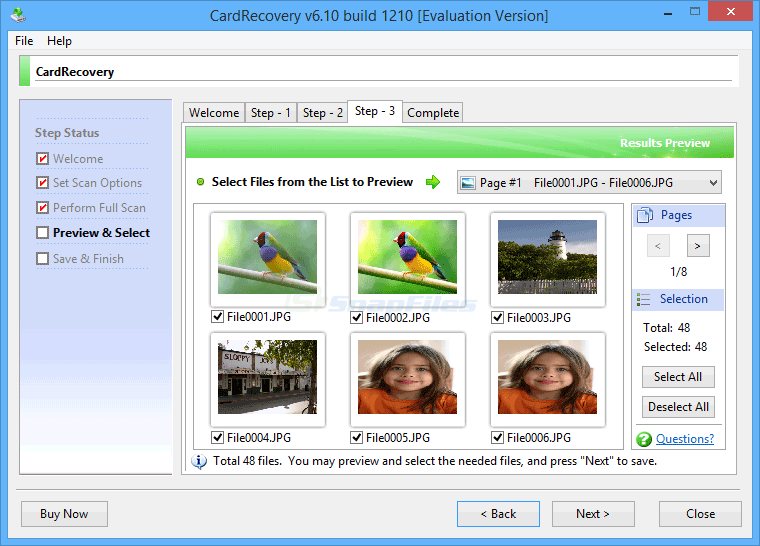 cardrecovery cr files